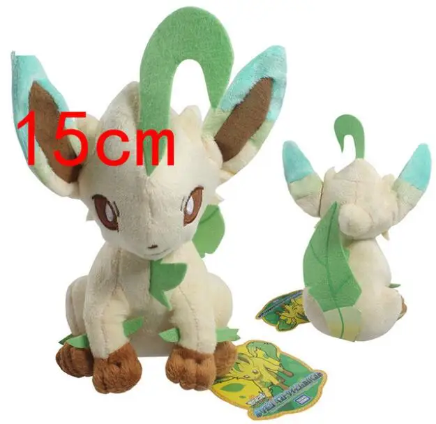 Аниме Кукла белка Evee плюшевая мягкая чармандер Torchic Snorlax Flareon Jolteon Bulbasaur Рождество Vaporeon подарок на Хэллоуин для детей - Цвет: Зеленый
