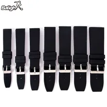 Est Мода 16/18/20/22/24/26/28 мм ремешок бабочки Нержавеющая сталь застежка пряжка+ кожа для унисекс ремешок для наручных часов