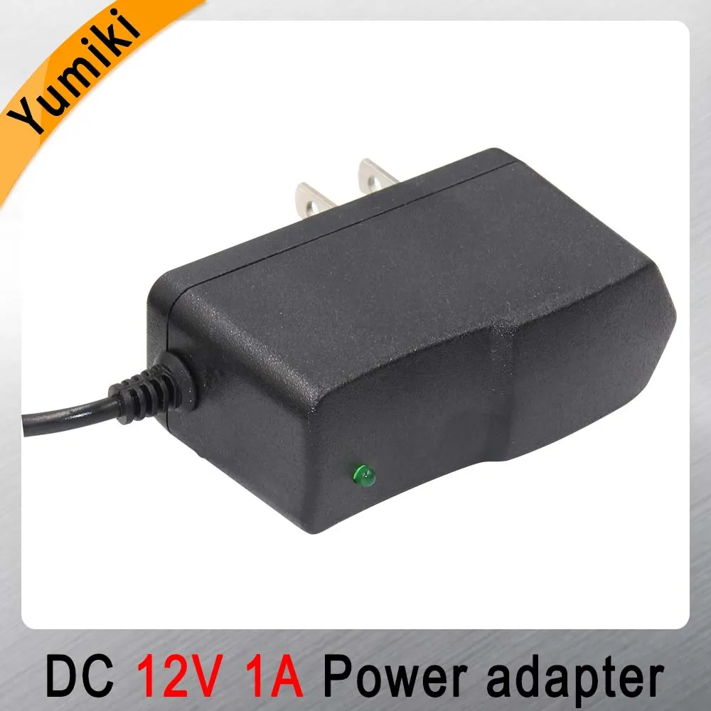 4 шт./лот DC12V1A Новый преобразователь переменного тока 100 240 в адаптер питания