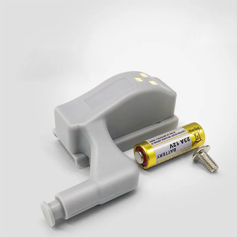 1Pc Led Sotto Luce Del Governo Con La Batteria Universale Armadio Sensore Di Luce Armario Interno Cerniera Lampada Per Armadio Armadio Da Cucina