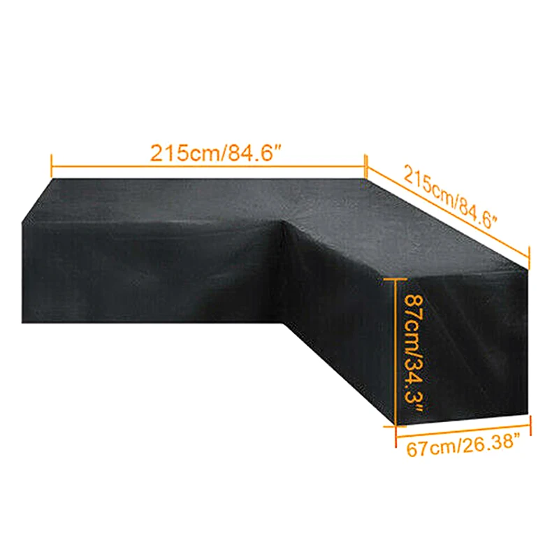 Description Picture 2 of itemWaterproof Corner Furniture Cover, L Shape, All-Purpose Covers, Garden, Patio, Outdoor, Sofa Protector, Anti-Dust