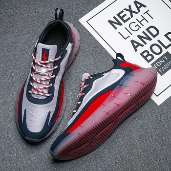 

New Fashion Men Sneaker Trainers Casual Breathable Thich Sole Cushion Shoes Size:39-46