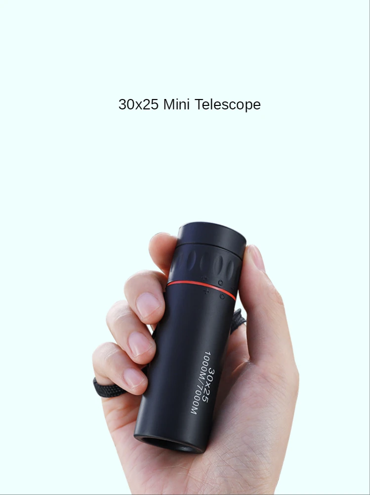 

30x25 Monocular Telescope HD Pocket Size Telescope With High Quality Optic Materials For Hunting Hiking Outdoor equipments