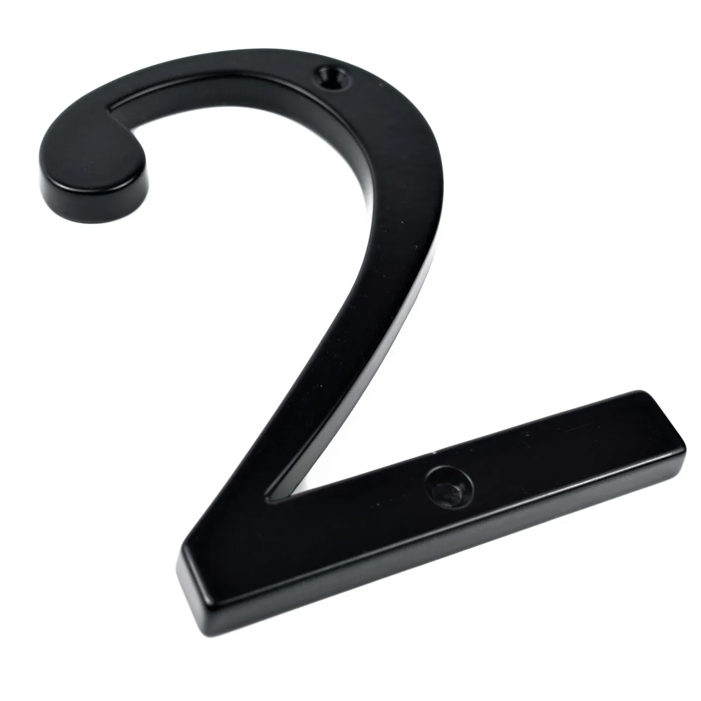 10cm Big Modern House Number Door Home Address Mailbox Numbers for House Number Digital Door Outdoor Sign 4 Inch.#2 Black