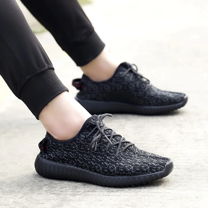 

Sneakers Women Running Shoes Elastic Outdoor Sport Shoes Comfortable Athletic Shoes Ankle Boots Men's Footwear Zapatillas Hombre