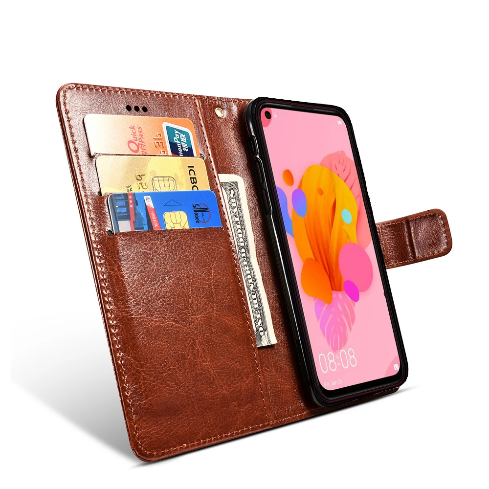 Роскошный кошелек Doogee N20 чехол 6," Винтажный Флип кожаный чехол s бизнес защитный чехол с отделениями для карт телефонная книга на Doogee N20