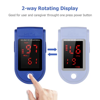 

Blood Oxygen Monitor Finger Pulse Oximeter Oxygen Saturation Monitor Fast Shipping within 24hours (without Battery)