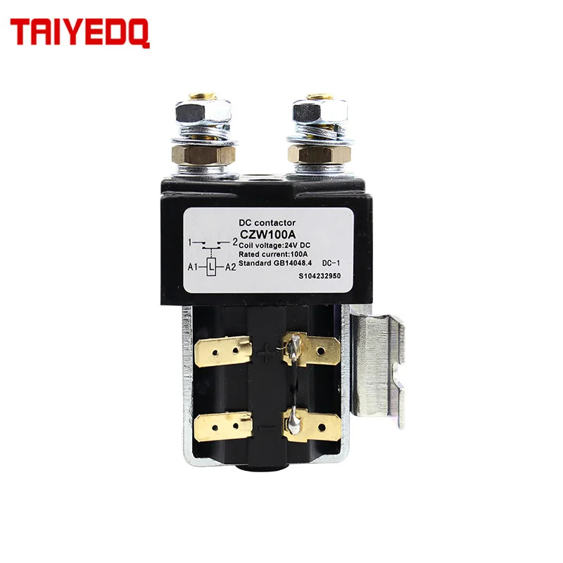 tipo Contator Elétrico 12v 24v 36v 48v 60v 72vdc dc Contator Elétrico Interruptor 100a