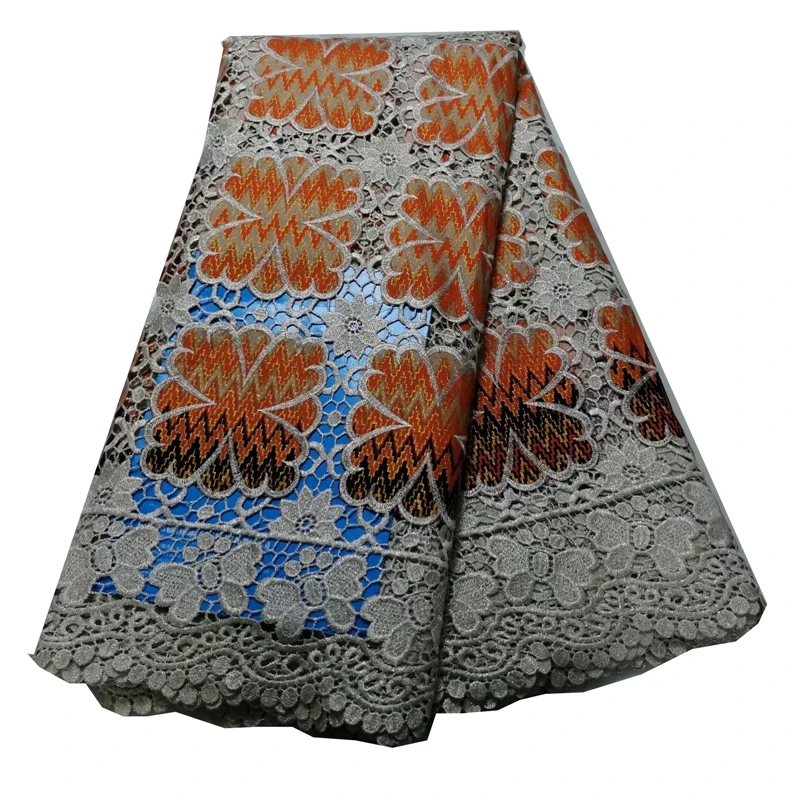 Высококачественная кружевная ткань восковой шнур кружевная ткань Африканская кружевная ткань восковой шнур кружева для женщин Свадебное платье 82911