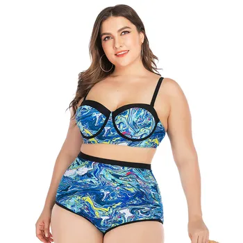 

2019 Bikini Set Swimsuit Sexy Swimming Suit For Women Push Up Swimwear Large Size Bathing Suit High Waist May Bathers Maillot