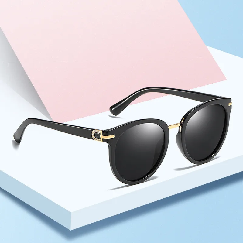 Женские солнцезащитные очки, фирменный дизайн, Ретро стиль, для вождения, поляризационные очки, женские модные солнцезащитные очки