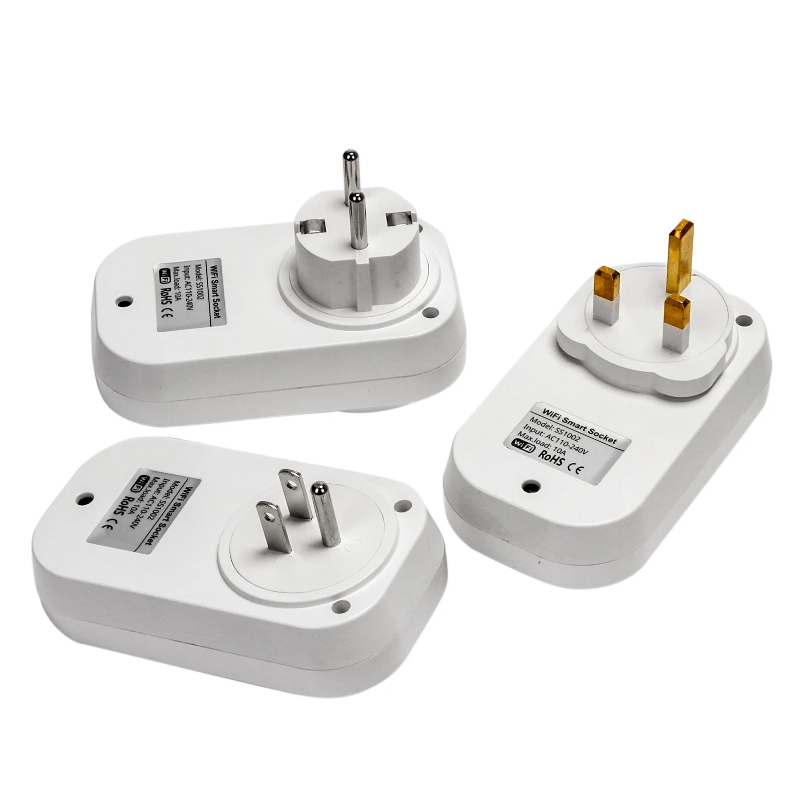 Беспроводное управление Wi-Fi Smart Socket Time APP control EU/US/UK Plug Прямая