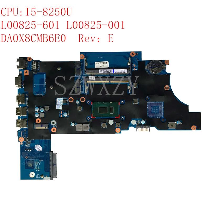 SZWXZY для HP ProBook 450 G5 материнская плата портативного компьютера с (i5-8250u) L00825-601 L00825-001