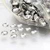 Bouchons de perles rondes en acier inoxydable, couleur argent, 4 5 6 8 10mm, pour la fabrication de bijoux, résultats de bracelets, accessoires ► Photo 3/6