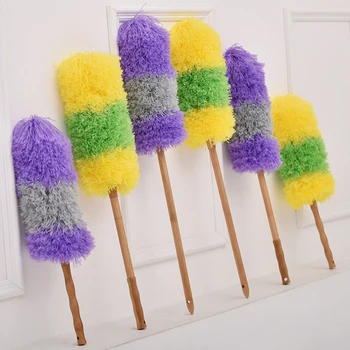 

Dust-free Tweezers Household Lint-free Fiber Feather Duster Lazy Can Be Bent Desktop Dust Cleaning Sweep Living Room Clean Tools