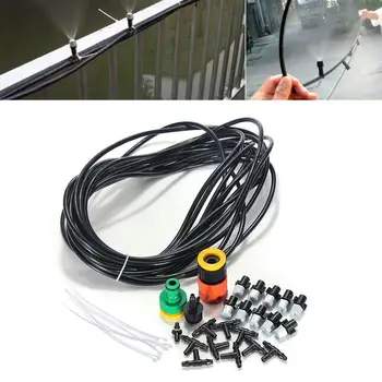

Water Sprinkler 10 Sprinklers 10M Cooling Gardening Supplies Irrigation System Atomizing Spray Nozzle Misting Sprinkler