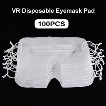 

100Pcs eye Mask Disposable Protective VR Glasses Cover For Oculus Quest Rift S Hygiene Home Sweat Absorbing eye pad Accessories