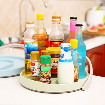 

Seasoning Racks For Desktop Pull-type Seasoning Jar Storage Rack Rotatable Kitchen Storage Supplies