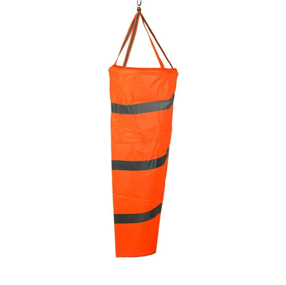 1pcs Airport Windsock Wind Measurement Long Reflective Rip-stop Outdoor Rainbow Wind Measurement Sock Bag With Belt Newest