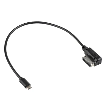 

Micro USB 3.5mm AUX Car Audio Music Interface Adapter Cable For Audi Q5 A6