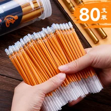 80 шт. GELISI Выделите золотую гелевая ручка повторная заливка Золотая копировальная ручка для буддистского колледжа гелевые чернила Сменные стержни для ручек