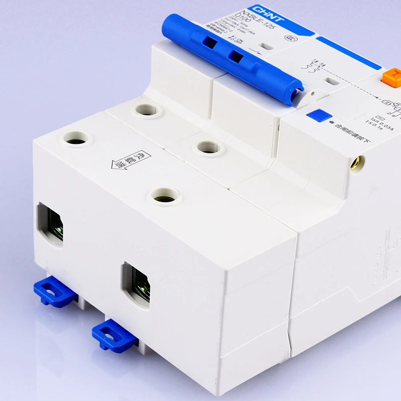 CHINT AC230/400 V NXBLE-125 2P устройство остаточного тока D 63 80 100 125A электромагнитного выпуска типа D защита от короткого замыкания