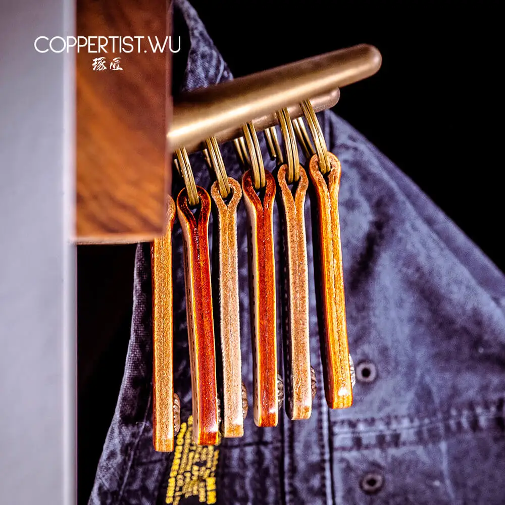 Автомобильный брелок COPPERTIST.WU из натуральной кожи ручной работы винтажный хиппи
