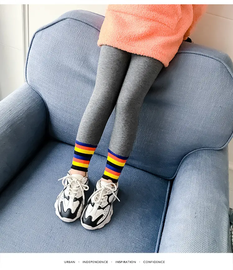 裤脚四色加绒打底裤详情_12