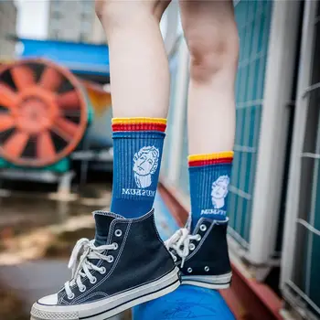 

Cute Socks Women Cartoon Socks Christmas Casual Letter Print Breathable Moisture Wicking Deodorant Elastic Athletic Socks new