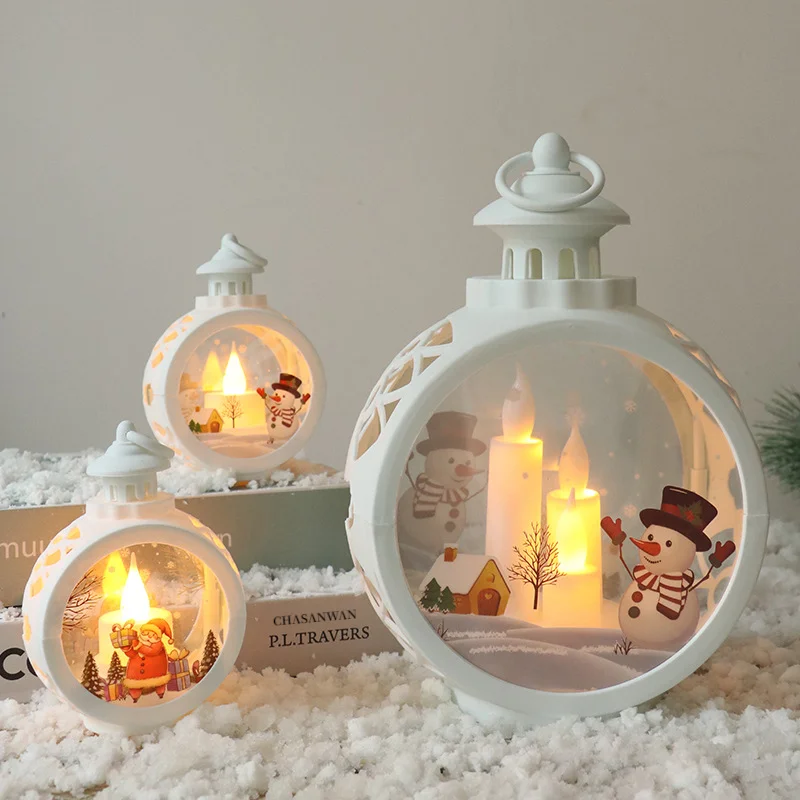 Christmas Decoration for Home Lantern Led Candle Tea Light Candles Xmas