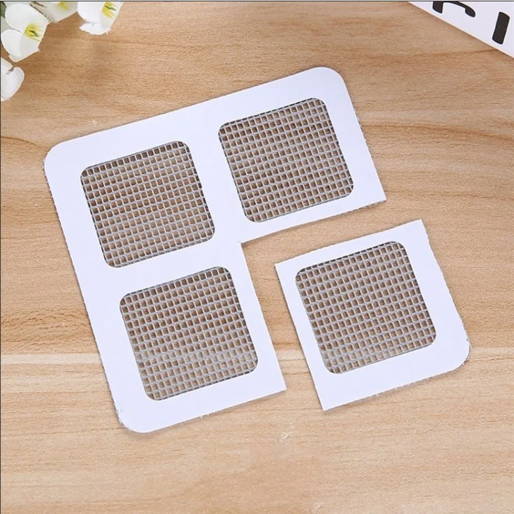 24Pcs/Set Anti-Insect Fly Door Window Anti Mosquito Screen Net Mesh Repair Tape Patch Adhesive Stickers for Home Office
