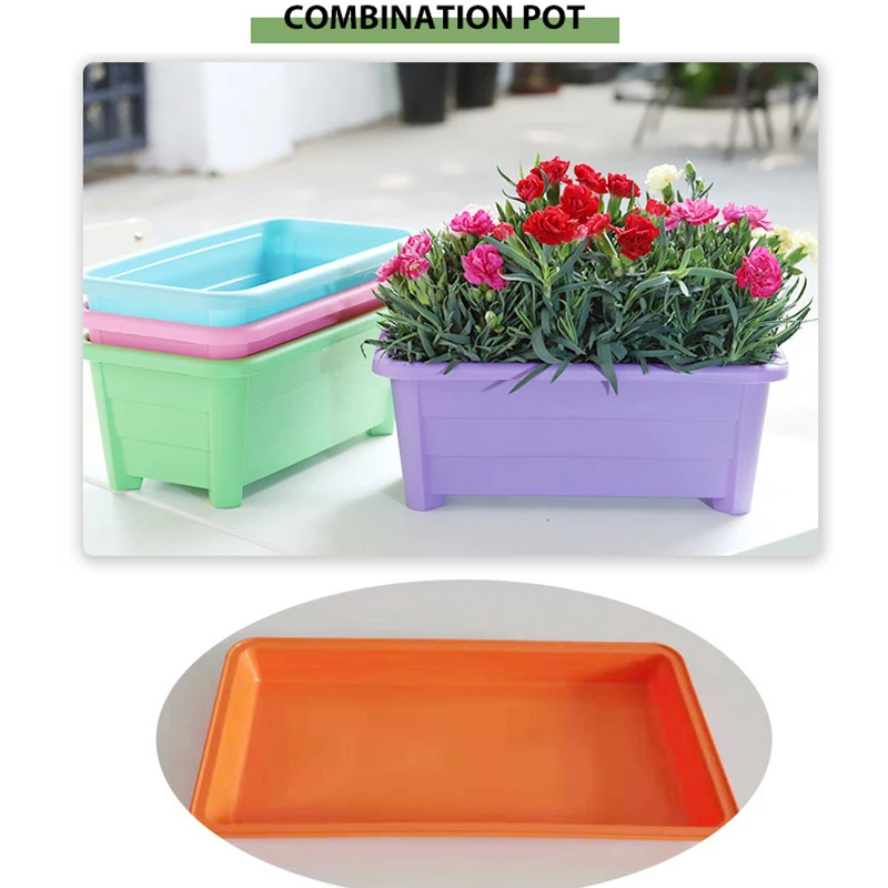 LATERN 6 Pezzi Vasi Per Piante Fiori In Plastica, 13CM, Colorato - Foto 6