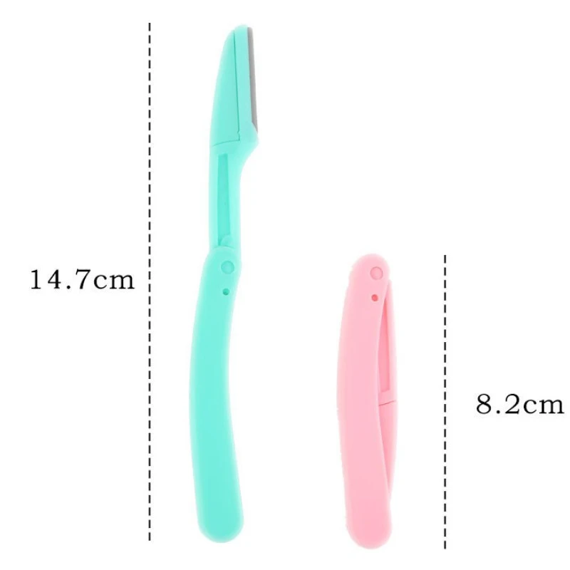 Eyebrow Razor Trimmer Extra Precision Disposable Facial Hair Remover Multipurpose Exfoliating Epilator Makeup Beauty Tools 3pcs
