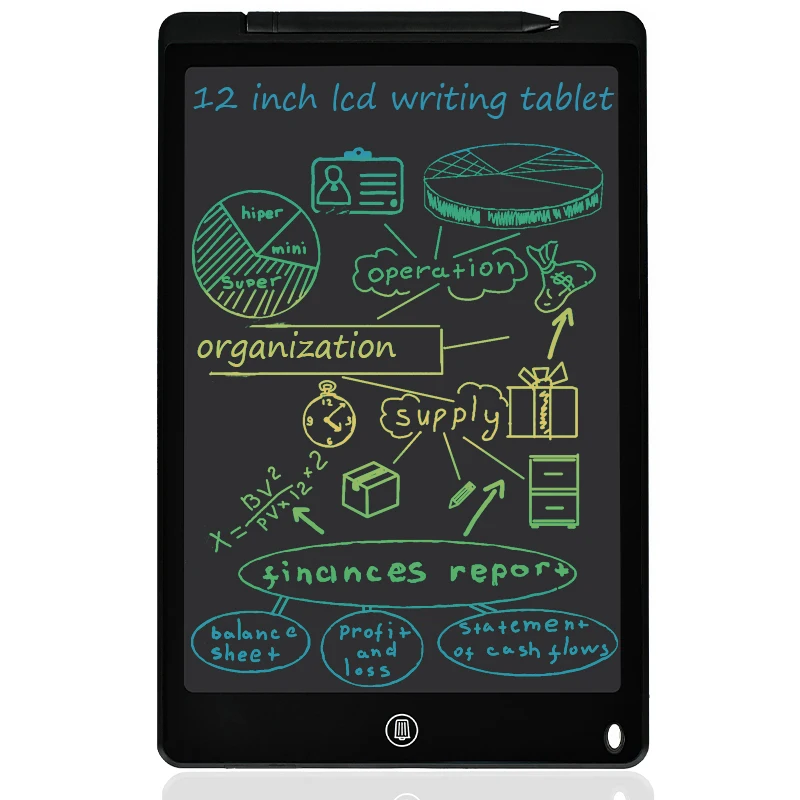 12 Inch and 8.5 Inch LCD Writing Tablets Drawing Board with Colorful Screen Digital Handwriting Notepad Suit for Kids and Adults 13