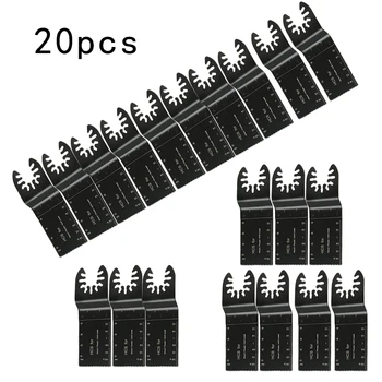 

20pcs Wood Metal Cutter Oscillating Saw Blade Cutting Carbon Steel Multi-tool