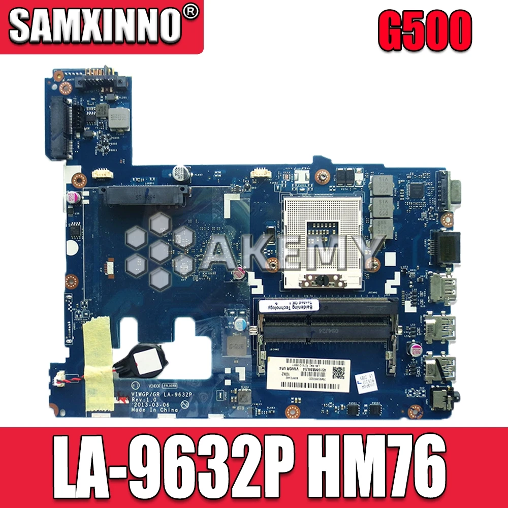 VIWGP/GR LA-9632P материнская плата для ноутбука Lenovo G500 la-9632p HM76 DDR3 тестовая | Компьютеры и