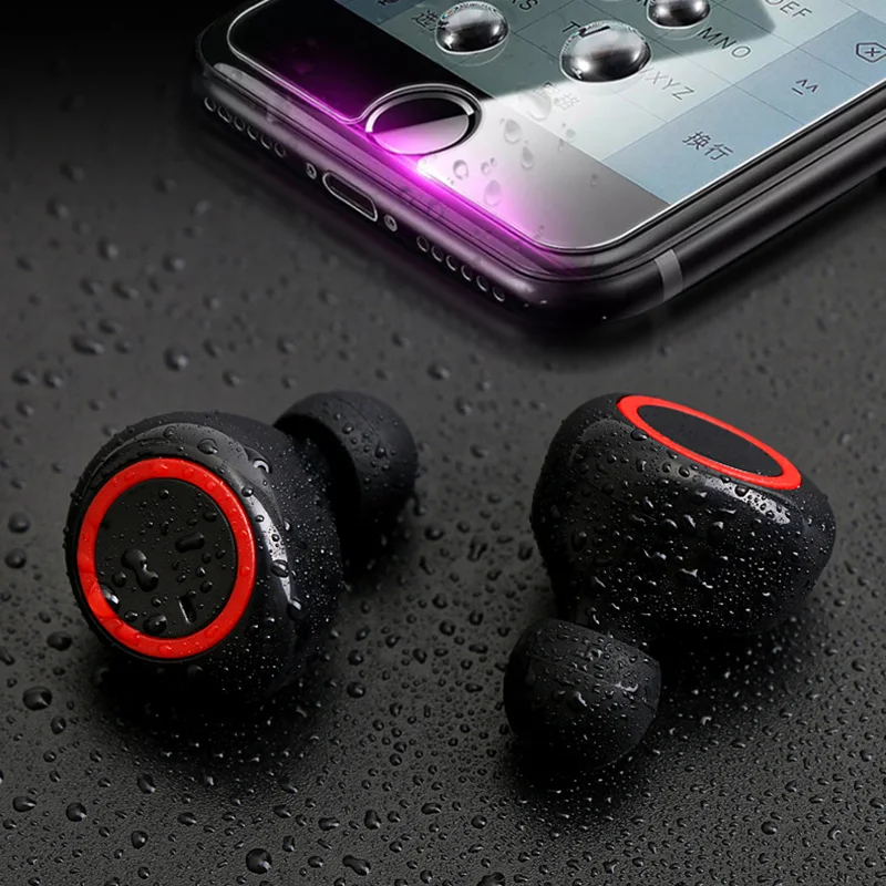 Wireless Headphone Sport Bluetooth Earphones Bluetooth 5 0 HD Noise reduction waterproof Sweatproof free call for Android Iphone