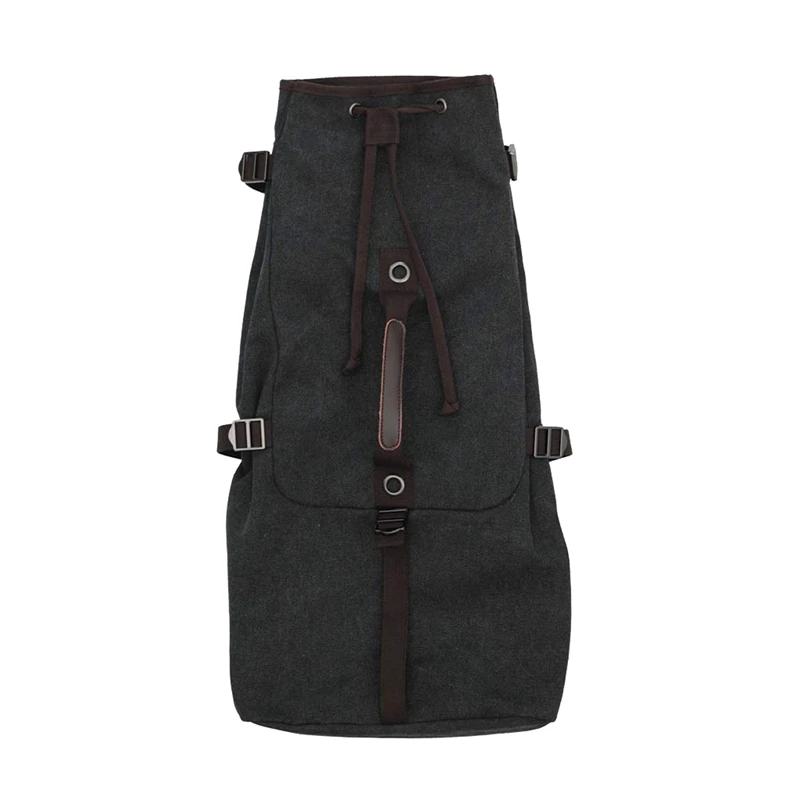 

Universal Washed Canvas Storage Bag Case Backpack With Adjustable Straps For 21/23/26 Inch Ukulele Hawaii Guitar - Dark Gray