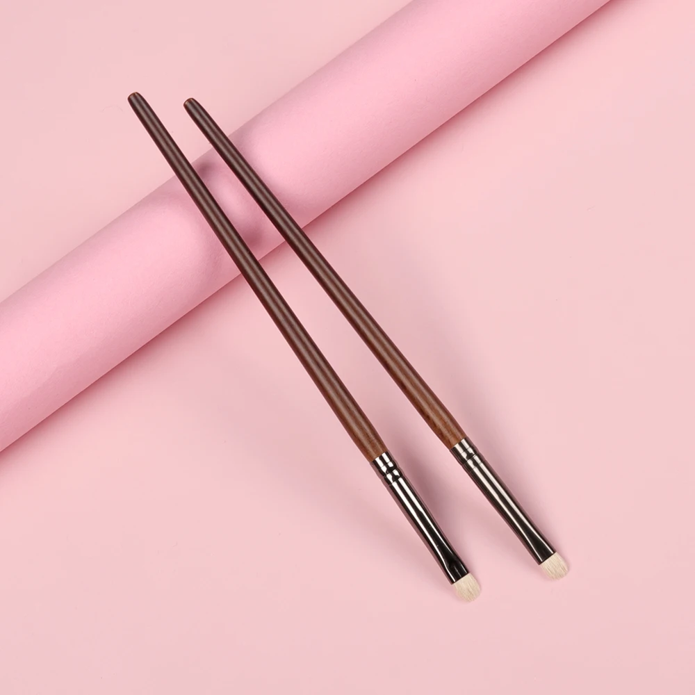 BETHY BEAUTY 2Pcs Eye Shadow Brush Natural Goat Hair  Cosmetics Beauty Tools Detail Brush Makeup Brush