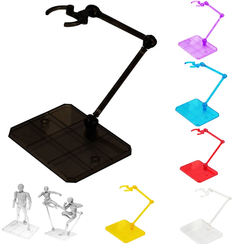 

Wholesale 6 Colors Action Figure Base Suitable Display Stand Bracket For 1/144 HG/RG Gundam/Animation Cinema Game ACG