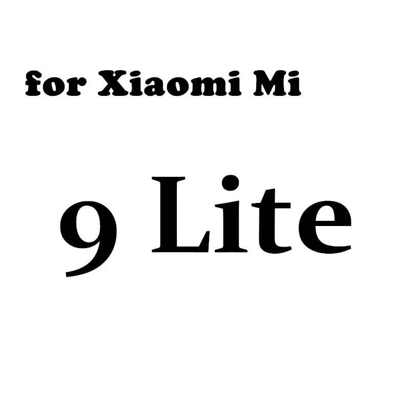for Mi 9 Lite 2 шт. задняя камера из закаленного стекла для Xiaomi Redmi Note 7 Note 8 Pro 8A 7A MiCC9 MiA3 защита экрана объектива 9H полная Клеевая Пленка - Цвет: for Mi 9 Lite