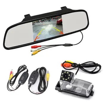 

Car monitor +2.4G wireless CCD and LED Adjustable Angle Rear View Camera for Nissan Tiida Versa Hatchback Livina Geniss