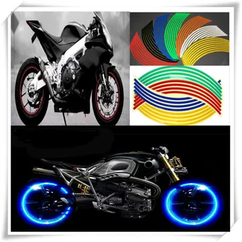 

Universal Reflective Motorcycle Tire Rim Stripe Wheel Stickers Sticker For DL1000 VSTROM GSF 1200 BANDIT GSF 1250 BANDIT