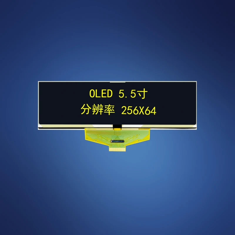

5.5 inch OLED display screen 256x64 plug in stocket SSD1332 yellow Green Color 30 pin 3/4 wire SPI 8 bit paraller interface