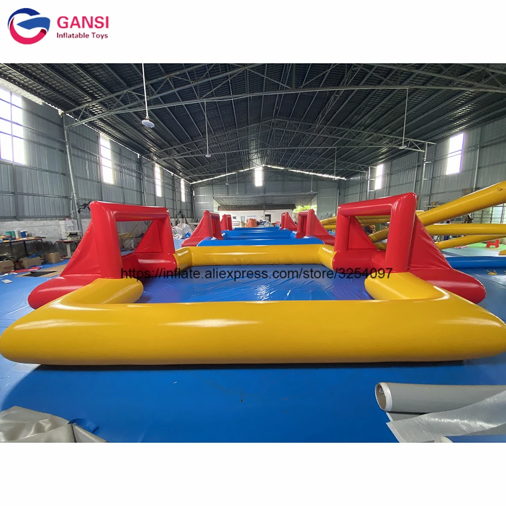Funny sport game football target inflatable soap soccer field for team training funny soccer shooting game equipment inflatable football gate for backyard playground good quality inflatable soccer target