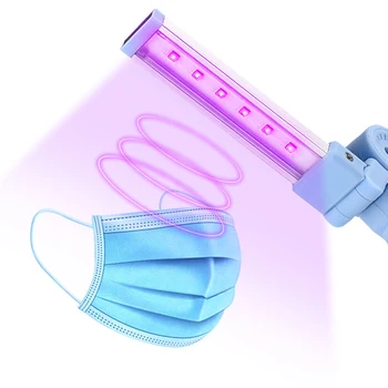 

USB Rechargeable UV Light Sterilizer Wand Handheld Foldable UV-C Germicidal Lamp for Home Sterilizer Disinfection Deodor