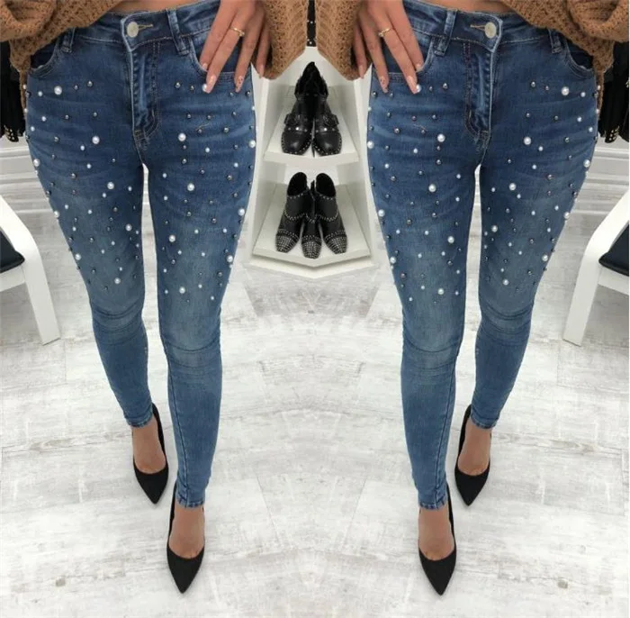 Весна стиль джинсы Slim Fit AliExpress EBay