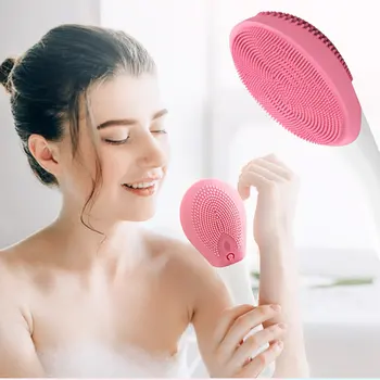 

1 Pcs Electric Bath Refreshing Super Soft Bristles Foaming Fast Vibration Massage Silicone Shower Brush