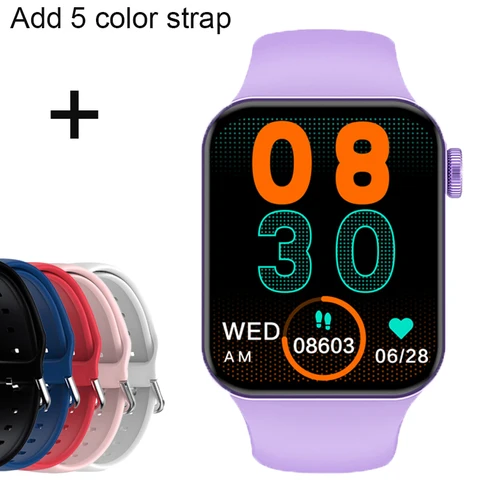 IWO Series 7 Smartwatch Smart Watch Body Temperature 44 MM Sport Smart Watches Men Women Gift For Android IOS + Box