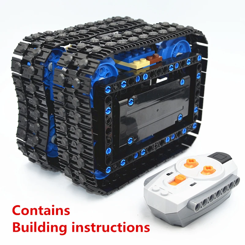 Строительные блоки MOC Technic компактный гусеничный куб (RC) совместимый с lego для
